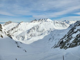 Bon freeride au dessus de 2300 m