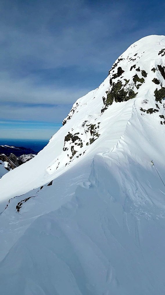Bon freeride au dessus de 2300 m