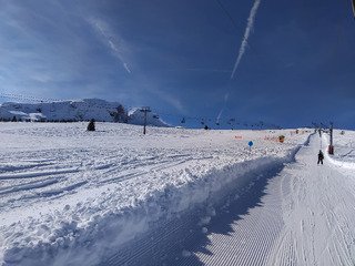 Sur les skis top....