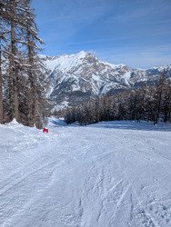 Grand soleil neige fra&icirc;che 