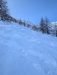 Grand soleil neige fra&icirc;che 