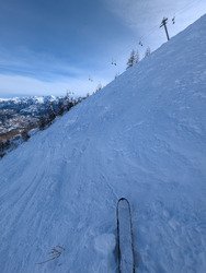 Grand soleil neige fra&icirc;che 