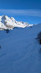 100% ouvert , et du bon ski 