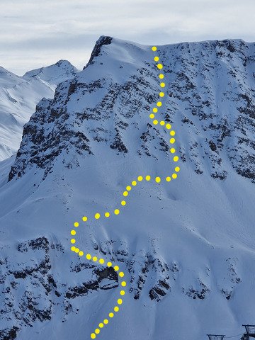 Couloir des pisteurs 