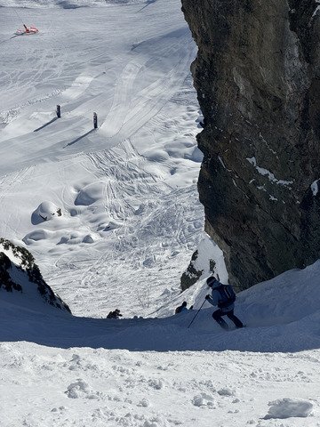 First run in chamonix 