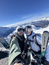 First run in chamonix 