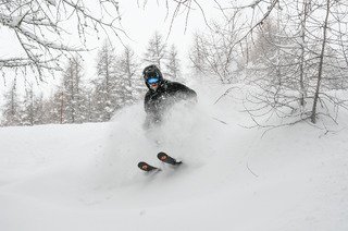 Poudreuse &agrave; Pelvoux-Vallouise