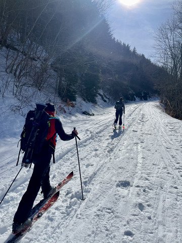Ski de rando au Aillon le jeune