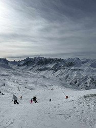 Valloire - beau et doux avant la neige