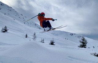 Freeride poudreux; Comment fatiguer son gosse en moins de deux 😅