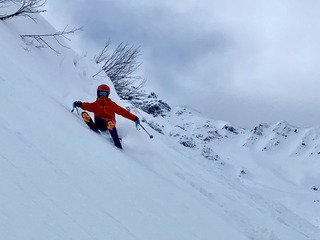 Freeride poudreux; Comment fatiguer son gosse en moins de deux 😅