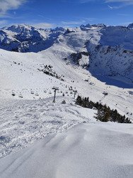 Dur en bas, poudreux en haut, croute au millieu. ❄️🌞