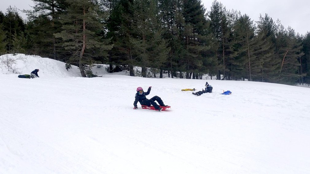 Top conditions pour la luge &agrave; Val des Pr&eacute;s 