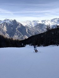 Karellis neige au top 