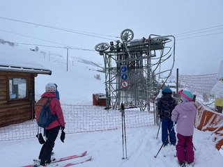 Livraison de neige lourde