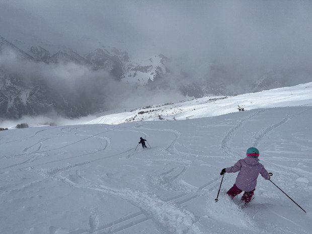 Livraison de neige lourde