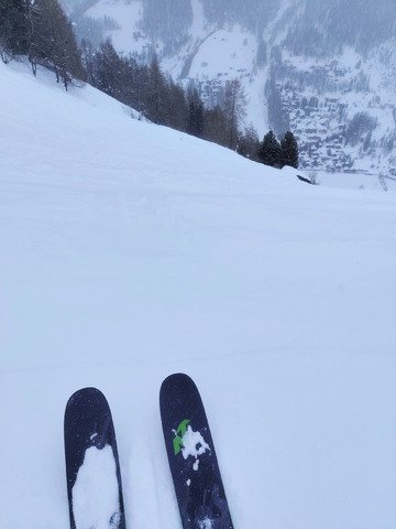 Freeride en partie basse. 