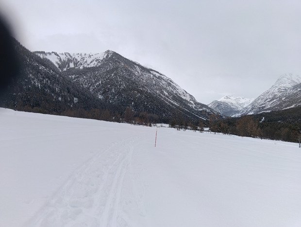 Skating pas tr&egrave;s glissant au Rosier