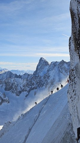 Vall&eacute;e blanche option mer de nuages 