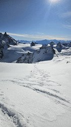 Vall&eacute;e blanche option mer de nuages 