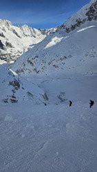 Vall&eacute;e blanche option mer de nuages 