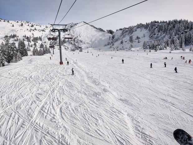 soleil et super neige