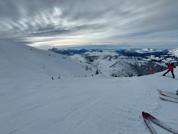 Beaucoup de monde mais bonne glisse
