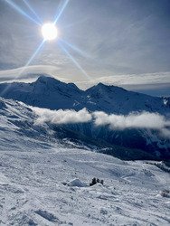 Une journ&eacute;e de ski parfaite.