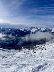 Une journ&eacute;e de ski parfaite.