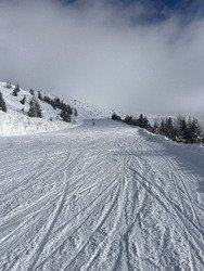 Une journ&eacute;e de ski parfaite.