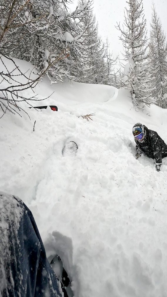 La vallouise sous grosse poudreuse !
