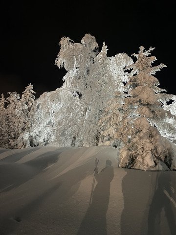 Le ski nocturne de r&ecirc;ve 