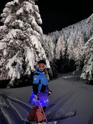 Le ski nocturne de r&ecirc;ve 