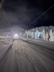 Le ski nocturne de r&ecirc;ve 