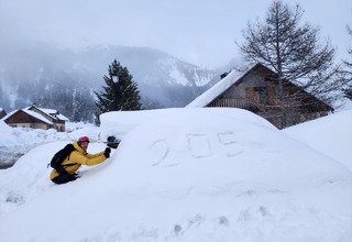 D&rsquo;la neige, beaucoup de neige sous l&rsquo;Izoard !!