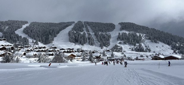 Couche m&eacute;morable de neige ☃️