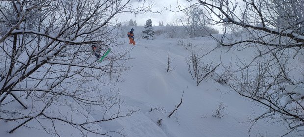 De la neige partout, mais une journ&eacute;e mi-figue mi-raisin