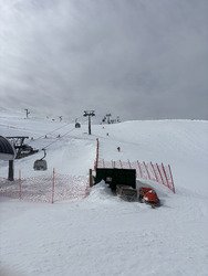 Vent et neige dure en Cerdagne