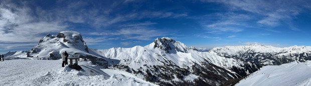 De la neige ❄️ avec le soleil du sud ☀️