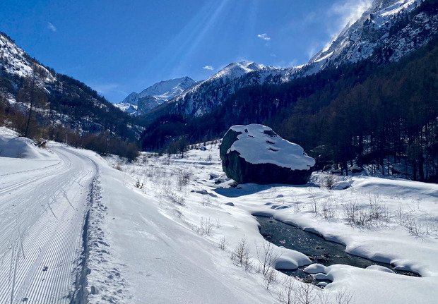 Un Nordic Park perdu au fin fond de la vall&eacute;e du Guil !