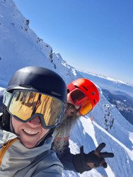 De la neige de printemps, pas trop de monde et une top rencontre ! 