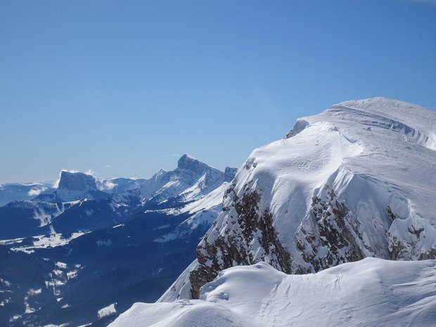 Il y a de la neige dans le Vercors
