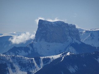 Il y a de la neige dans le Vercors