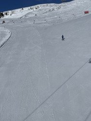 Soleil, neige dure et soupe