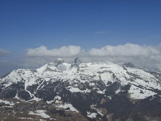 Soleil et neige de primtemps