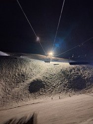 Nocturne sur grattons et neige dure