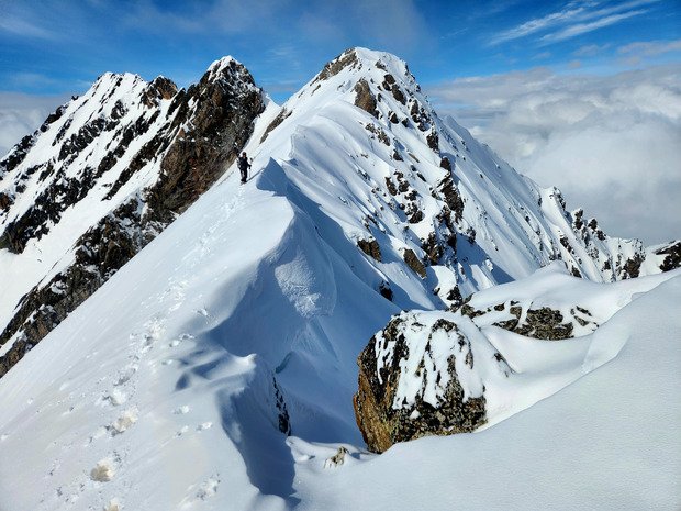 Belle session de pente raide !