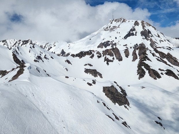 Belle session de pente raide !