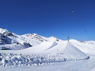 conditions parfaites en snowpark