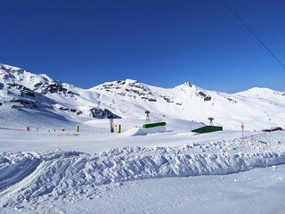 conditions parfaites en snowpark